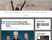 Tablet Screenshot of fesztblog.hu